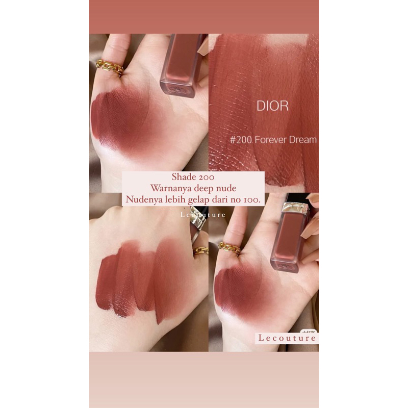 Dior Rouge Dior Forever Liquid Lipstick #200 - Transfer proof