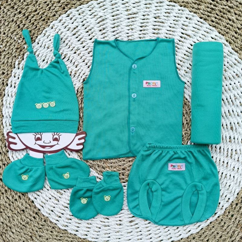 SET Lengkap Baju Bayi Baru Lahir Set Kutung Newborn Warna Rainbow