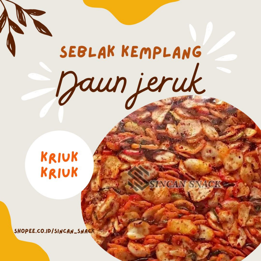 

SEBLAK KEMPLANG DAUN JERUK RASA PEDAS DAN ORIGINAL