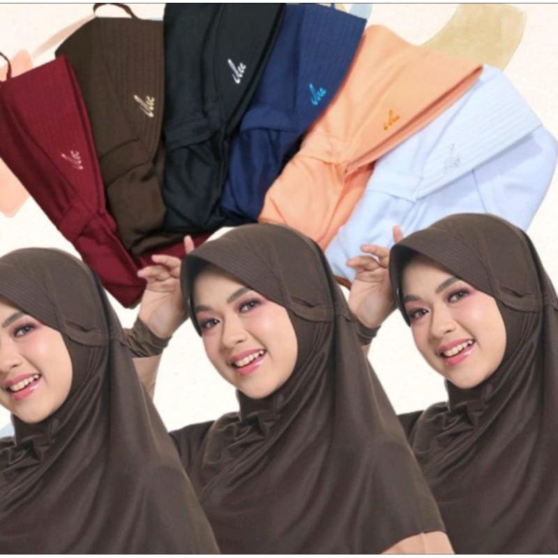 PROMO KERUDUNG SEKOLAH RABBANI VILORA KW M L XL/JILBAB RABBANI VILORA