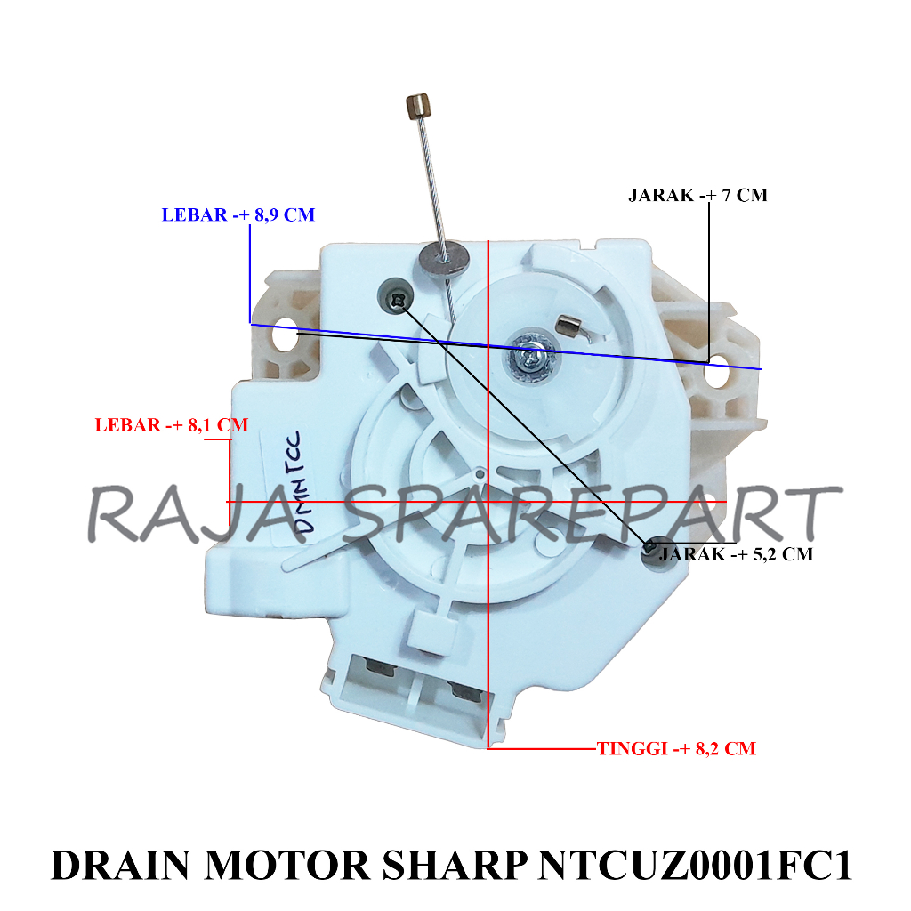 Drain Motor/Motor Pembuangan Air Mesin Cuci Sharp NTCZ0001FC1