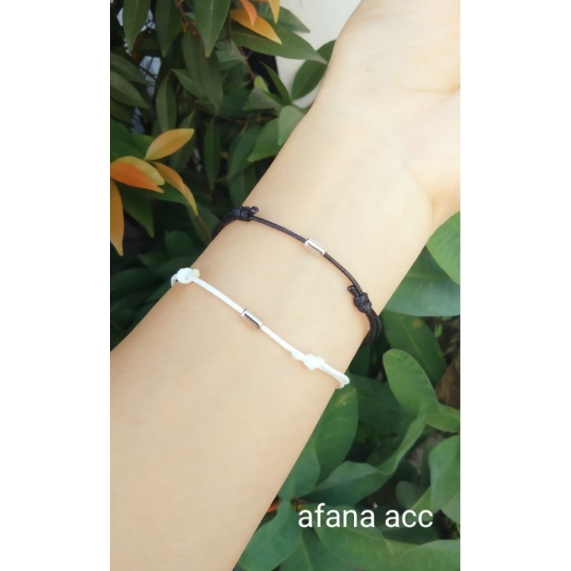 [PROMO!!]- Sepasang Mine &amp; Yours Couple Tabung / Gelang Couple Pasangan Minimalis - Simple Bracalete Couple Series