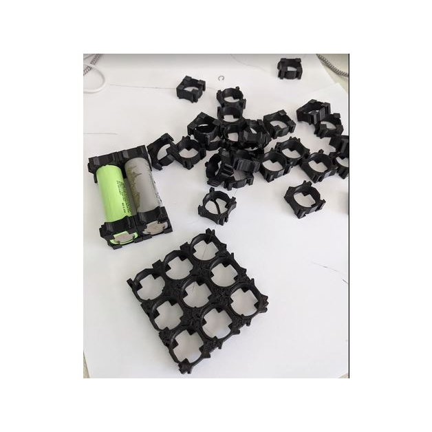 modul tatakan/tempat/bahan casing batrey tipe18650