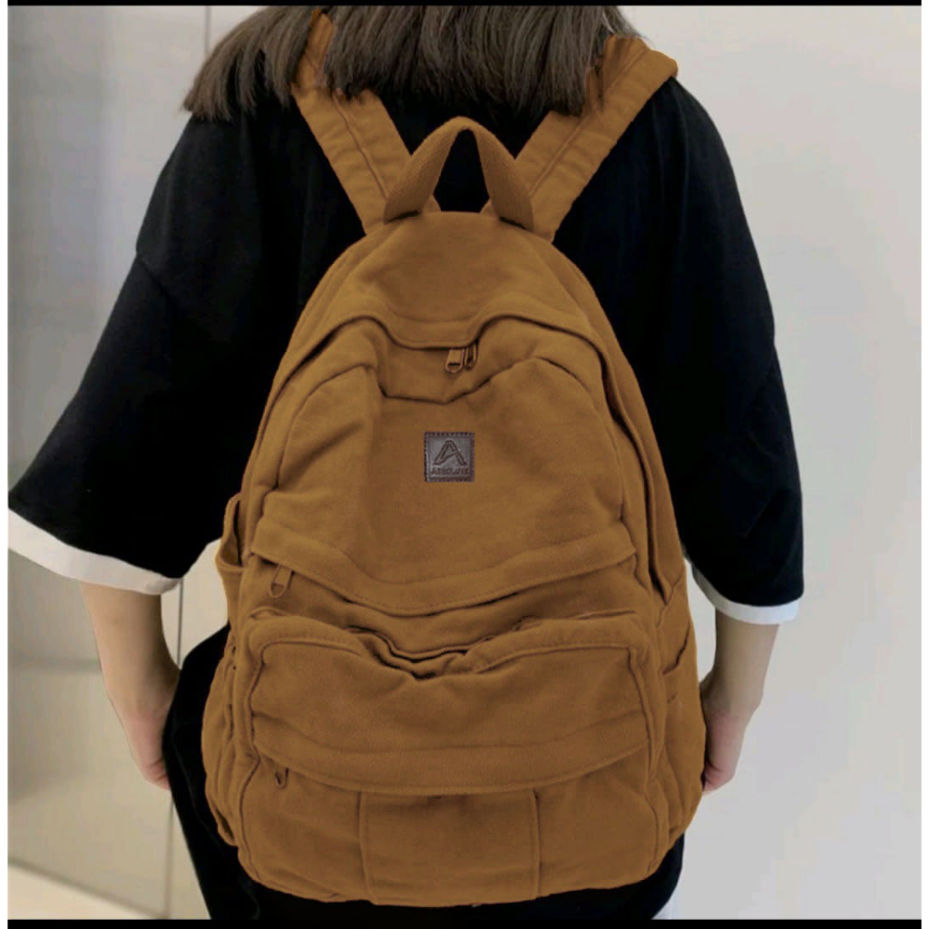 Kanvas Wanita (HITAM) Tas Ransel Kanvas Wanita (COKLAT) Tas Wanita Kanvas (NAVY) Tas Ransel Wanita (MAROON) Tas Sekolah