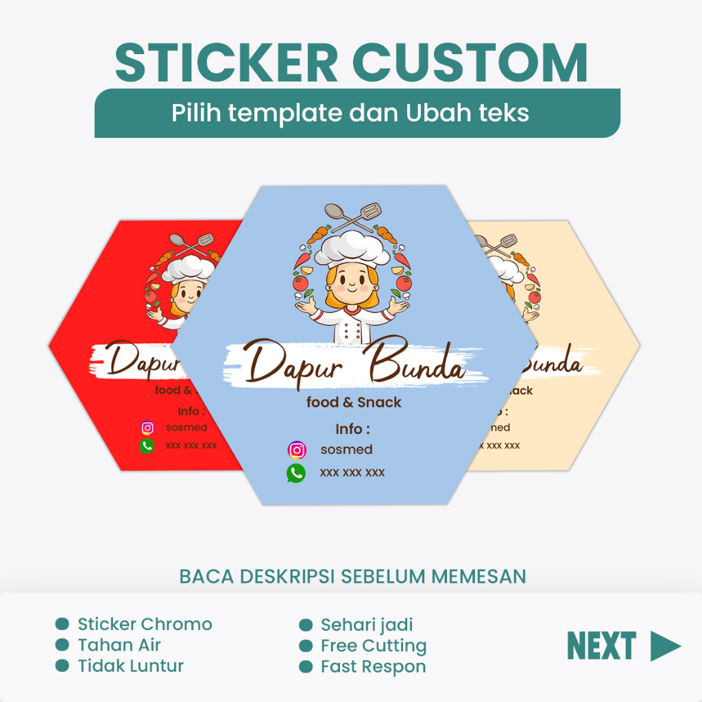 

Cetak Stiker Cromo Custom - Stiker Label Kemasan Produk Makanan Minuman - logo 10