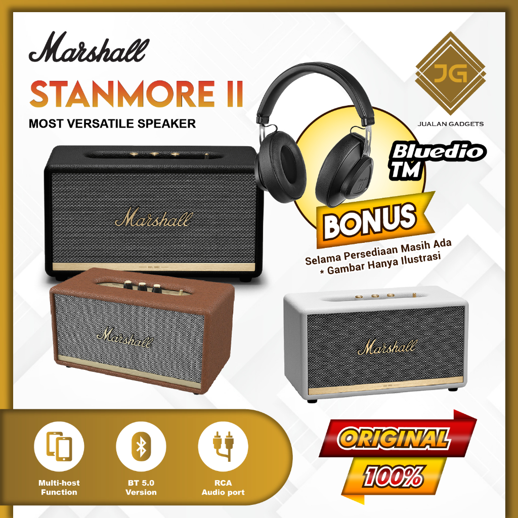 Speaker Marshall Stanmore II - Bluetooth Speaker - Garansi Resmi