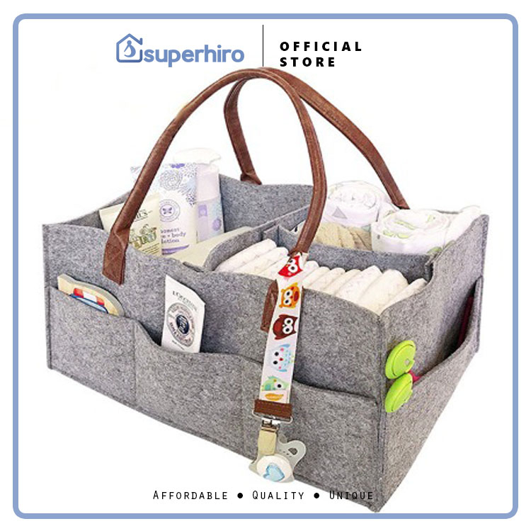 Multipurpose Caddy Bag Tas Diaper Stroller Organizer Baby Bayi