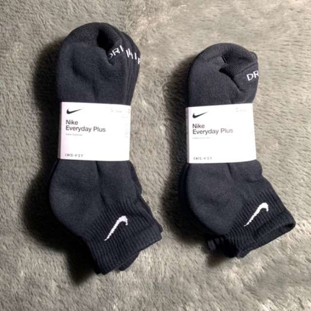 KAOS KAKI NIKE EVERYDAY ORIGINAL NIKE SOCKS - BLACK