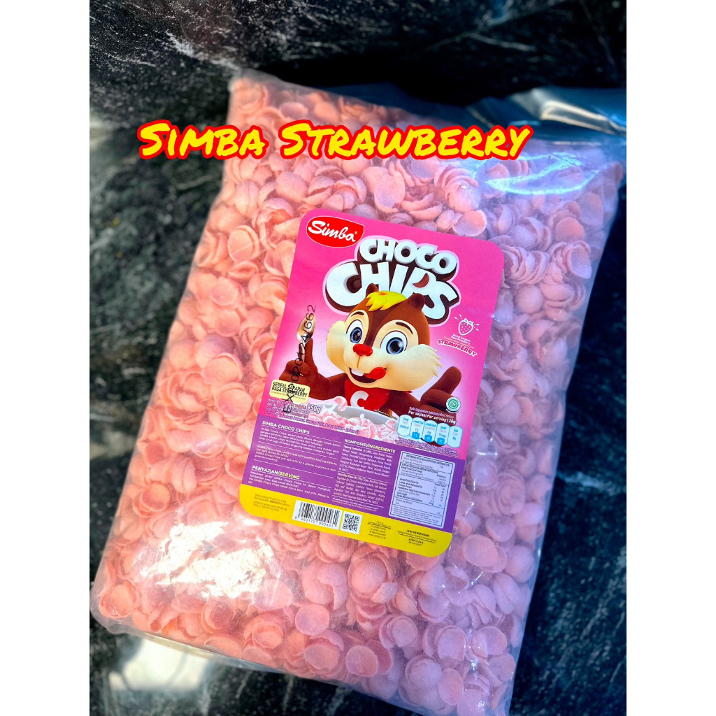 

Simba Choco Crunch Cips Strawberry 250 gr