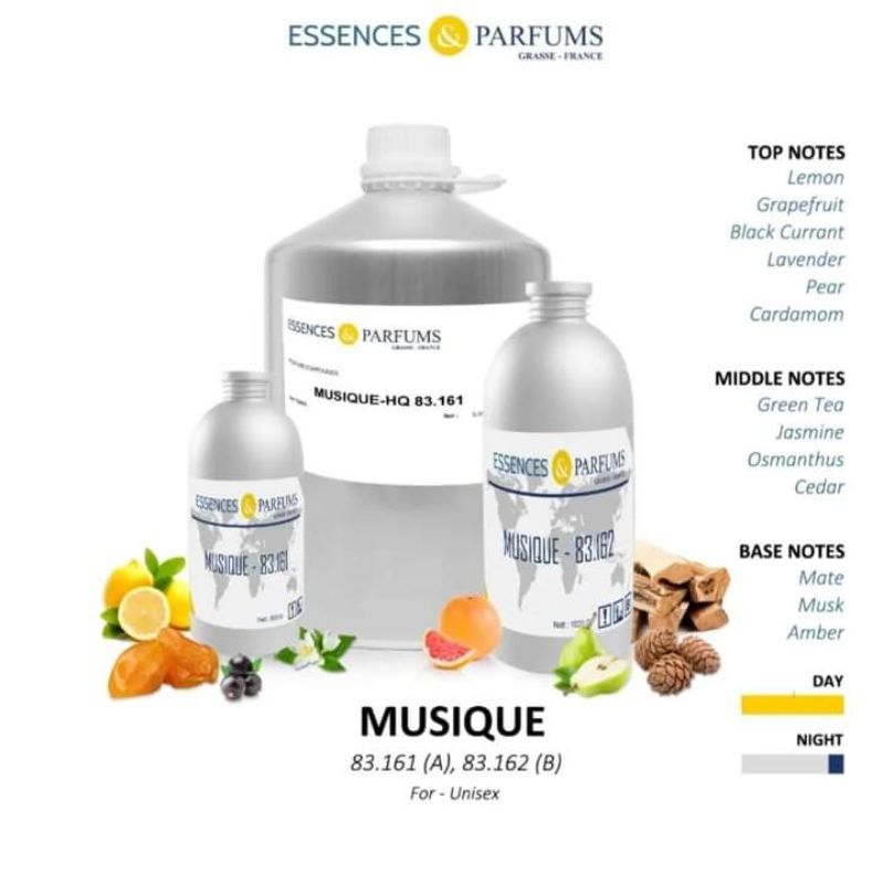 Bibit parfum Searah MELODY of THE SUN by MANCERA | MUSIQUE - 500ML SEGEL by ESSENCES & PARFUME