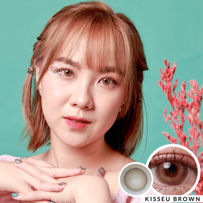 KISSEU BROWN Softlens original korea pusbel korean