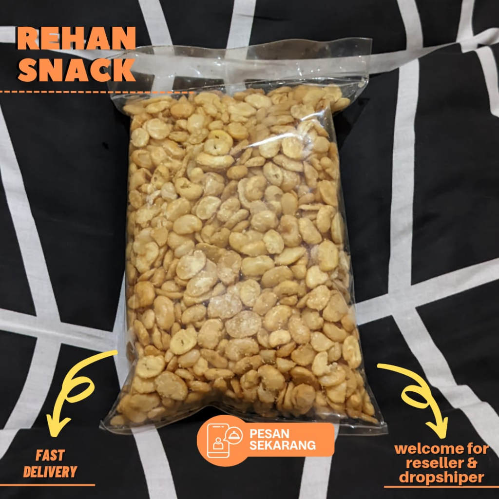 

(COD) KACANG KORO KUPAS 400gram - SIAP MAKAN - GRATIS ONGKIR - REHANSNACK