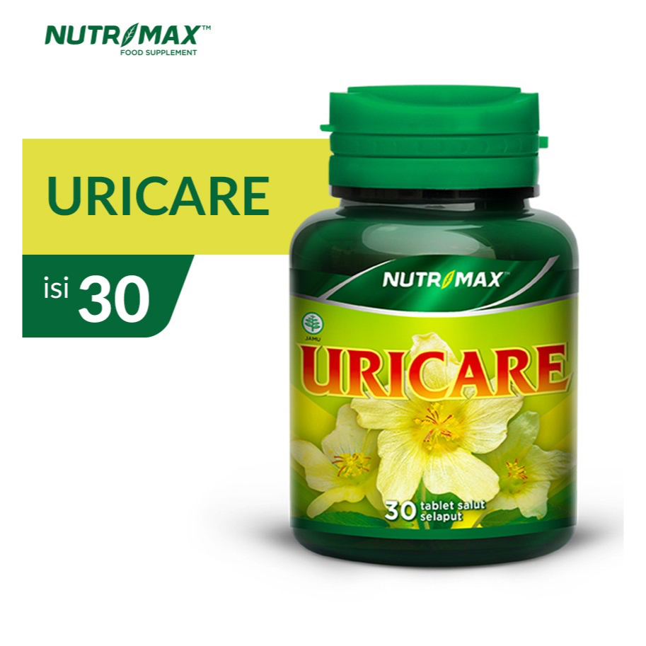 NUTRIMAX URICARE 30 NATURECAPS | Menormalkan Kadar Asam Urat Dalam Darah