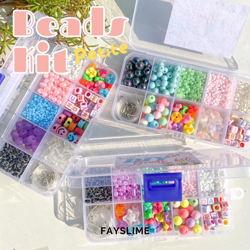 Beads kit petite | paket manik manik | paket meronce | manik manik set