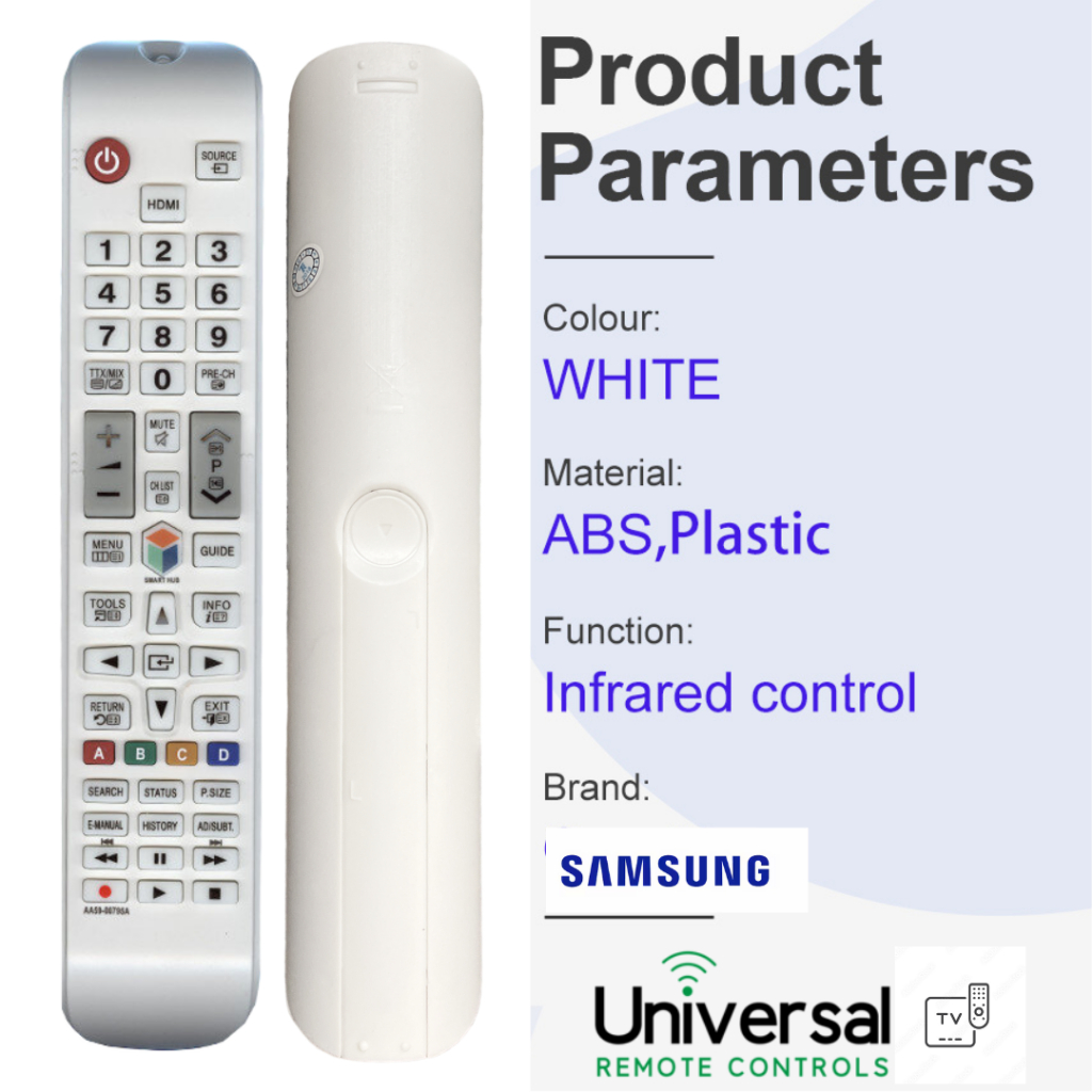 REMOTE TV SAMSUNG DIGITAL LED SMART TV HUB AA59-00795A