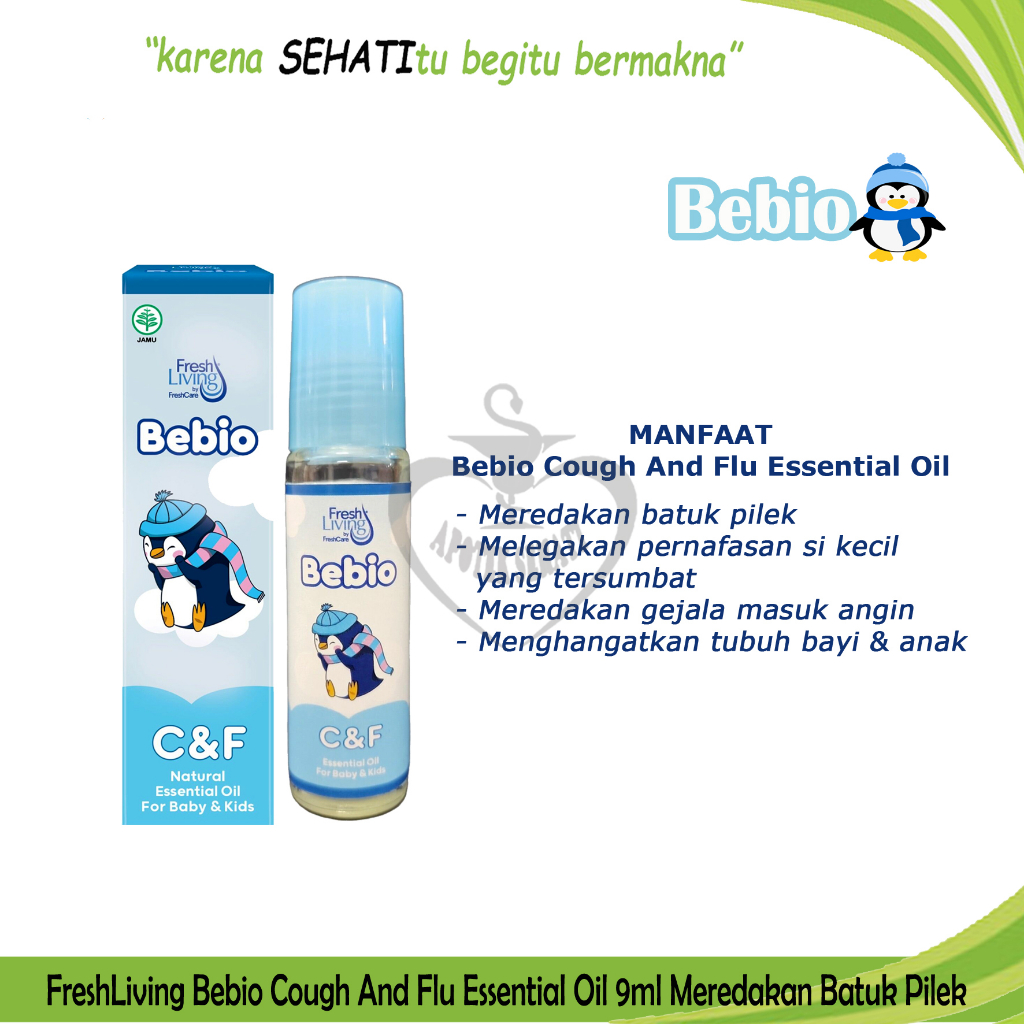 Freshliving Bebio Tummy Essential Oil Baby Minyak Aromatherapy