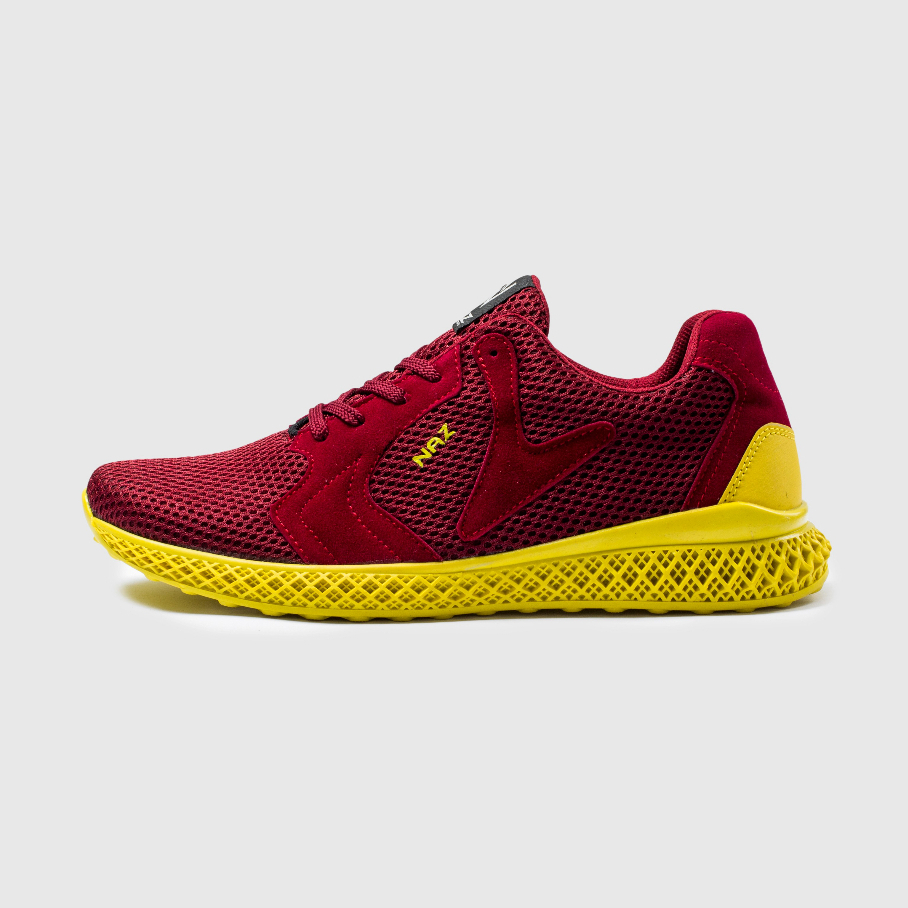 Sepatu Sneakers Pria Casual Sport Shoes Sepatu Olahraga Running Gym Santai Hangout Travelling Original Naz Dalvin Maroon