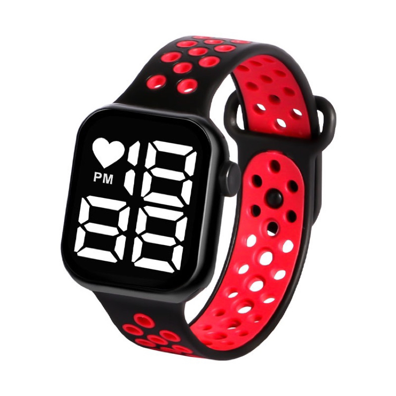 Jam Tangan Digital IP67 Tahan Air Led Rubber touch screen Fashion Pria Wanita Anak Watches PROMO SEN