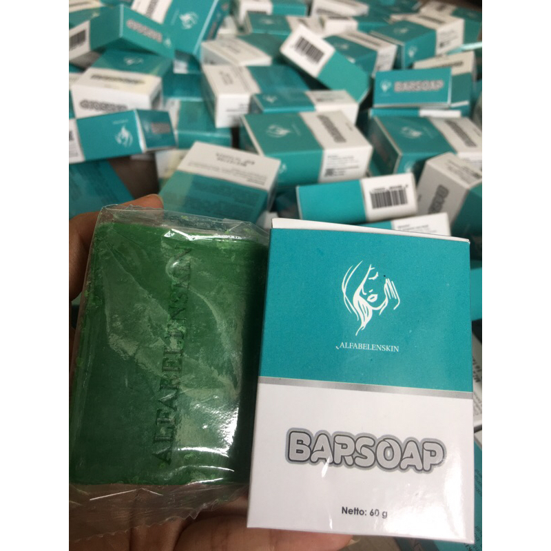 [BPOM] BARSOAP ALFABELENSKIN | SABUN BATANG DAPAT MENCERAHKAN DAN MERAWAT KULIT BERJERAWAT/ PAKET HE