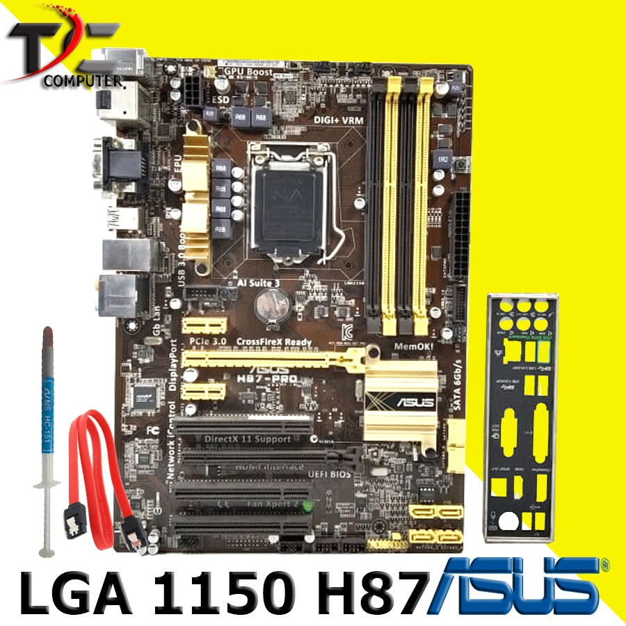 Mobo Intel LGA 1155 H87 ATX ASUS