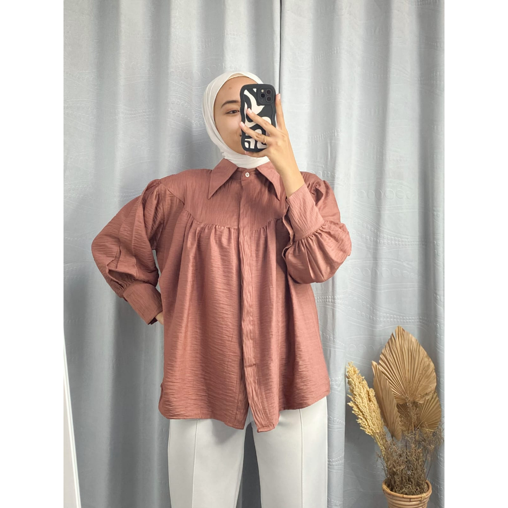 Sisil Kemeja Pollo Linen Oversize