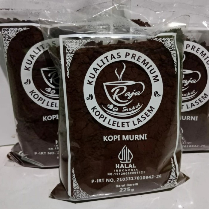 

KOPI LELET ASLI LASEM REMBANG CAP RAJA 225 GRAM l 200 GRAM l 250 GRAM