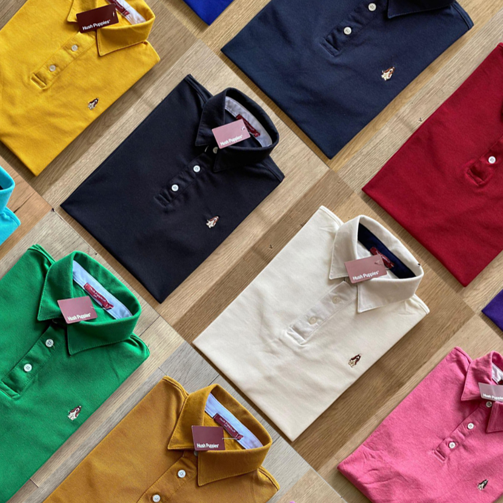 Kaos Kerah Hush Puppies Polo Shirt / Kaos Kerah Pria / Kaos Berkerah / Tshirt Hush Puppies Bisa Untu