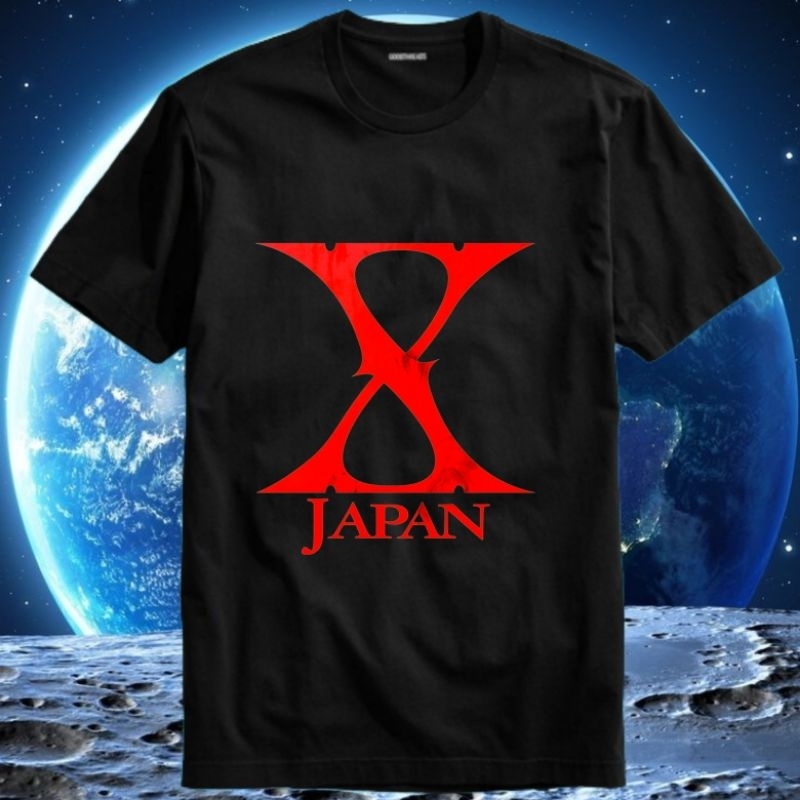 Kaos Baju Tshirt Pria Laki Cowok Cewek Perempuan Unisex Band x Xjapan X Japan XJapan X japan