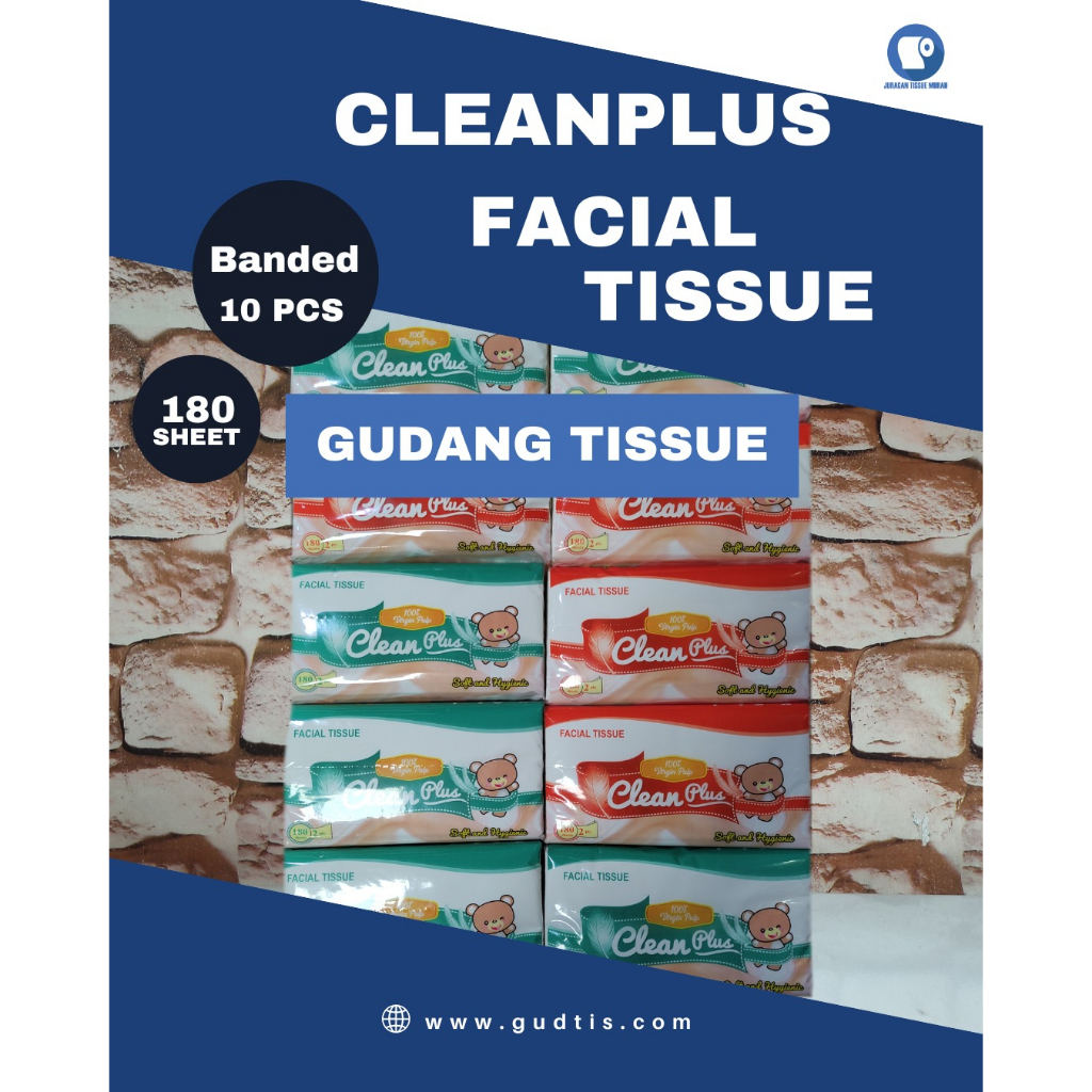 Tisu cleanplus PAKET 10 PCS Tisu wajah Tisu nice