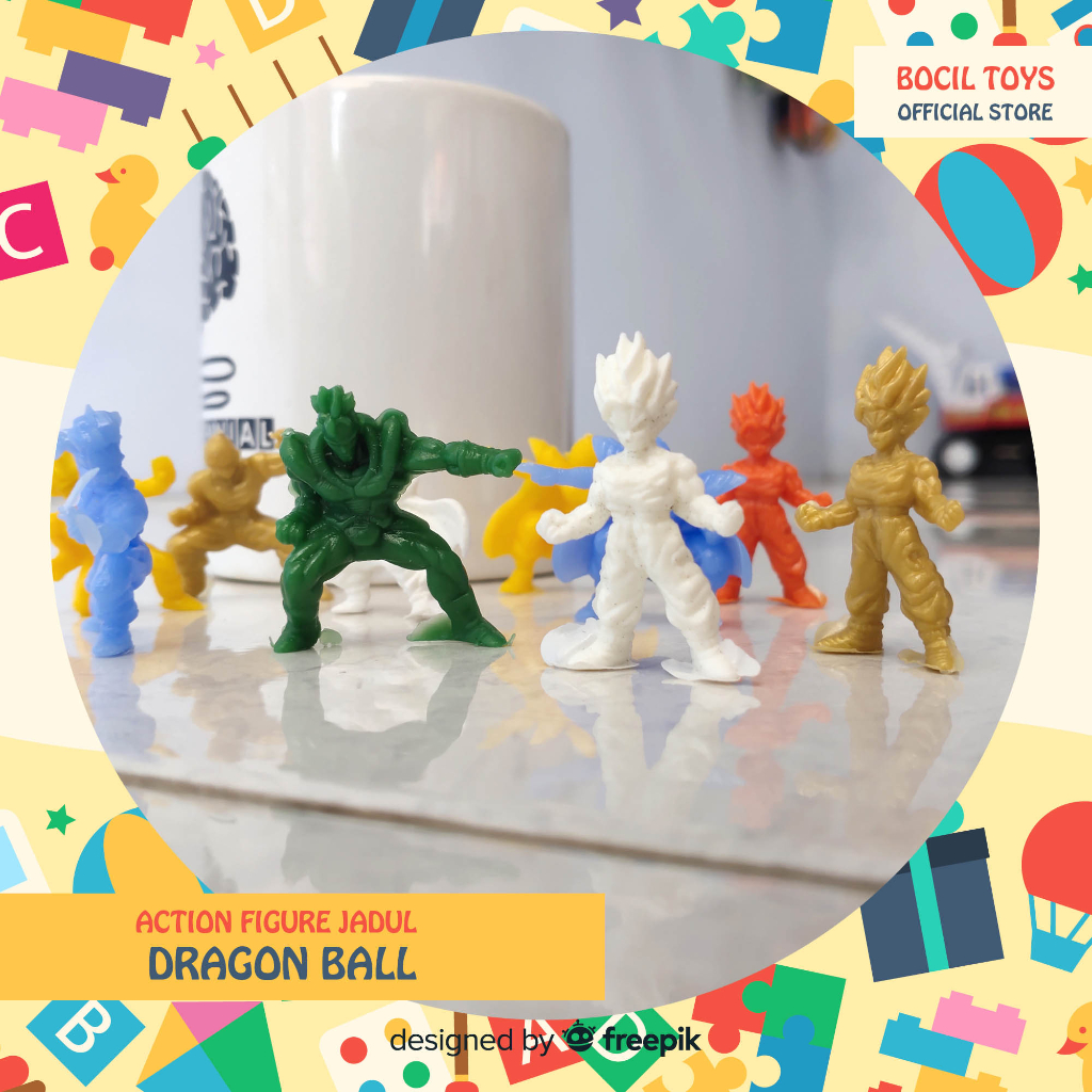 Action Figure Jadul Dragon ball Isi 10 Mainan Robot Action Figure Jaman Dulu Mainan Lawas Mainan Ana