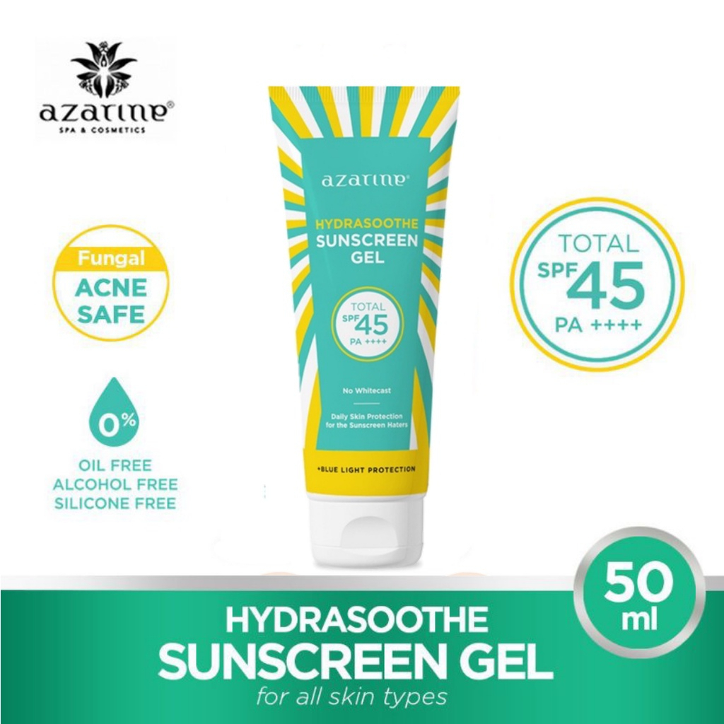 ⭐️ Beauty Expert ⭐️  Azarine Hydrasoothe Sunscreen Gel SPF SPF50 PA++++ | Azarine Sunscreen Azarine Gel SPF45 PA++++ Hydramax Sunmoist Toneup Mist