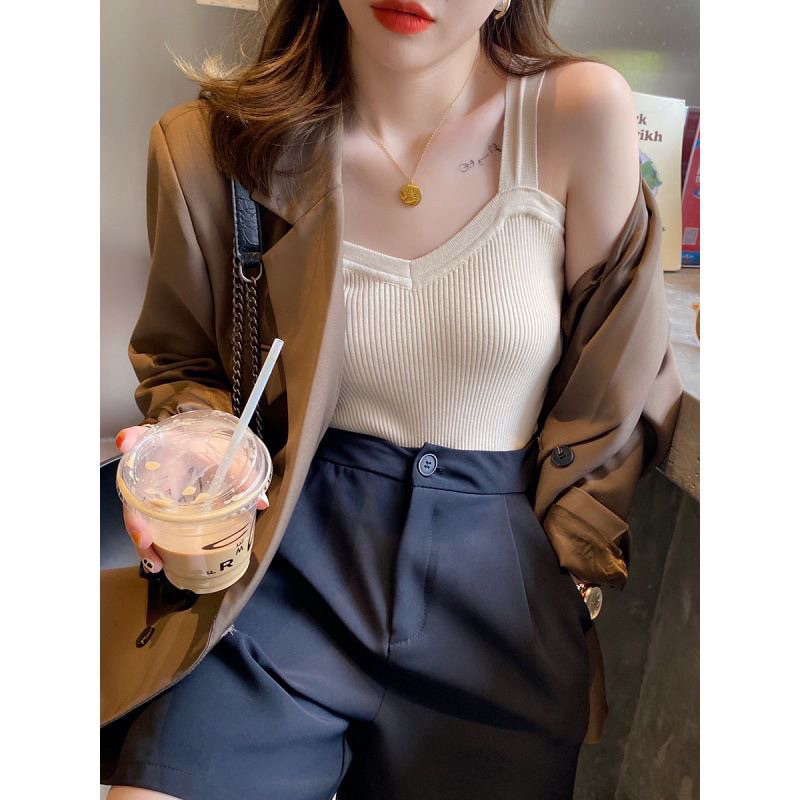 Korean SweatHeart Tanktop (T108)/ Tank top Tali Korean import 100%