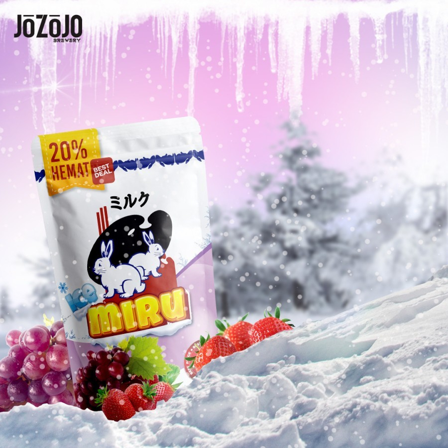 liquid Miru Grape Berry Ice 120ML / 2x60ML by Jozojo - Miru Grapeberry