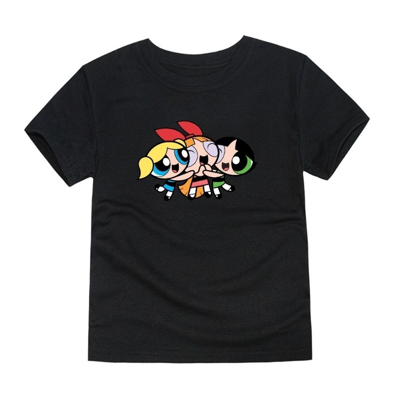 Kaos Anak Perempuan Puffgirls Baju Anak Cewek Kaos Atasan Oblong Anak 2-16Th Cod