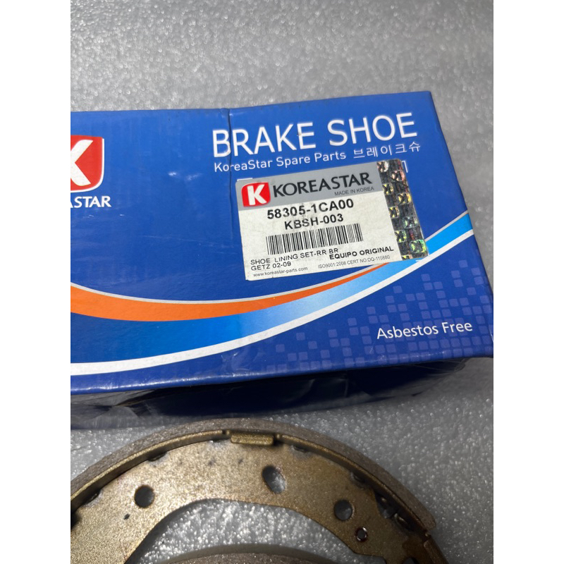 Brakeshoe kampas Rem belakang Tromol Hyundai i10 Getz