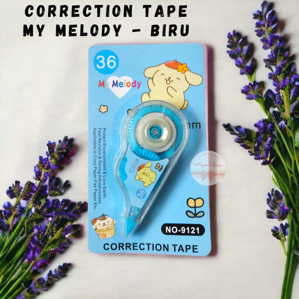 Correction Tape Sanrio / Tip Ex Kertas Sanrio 36m