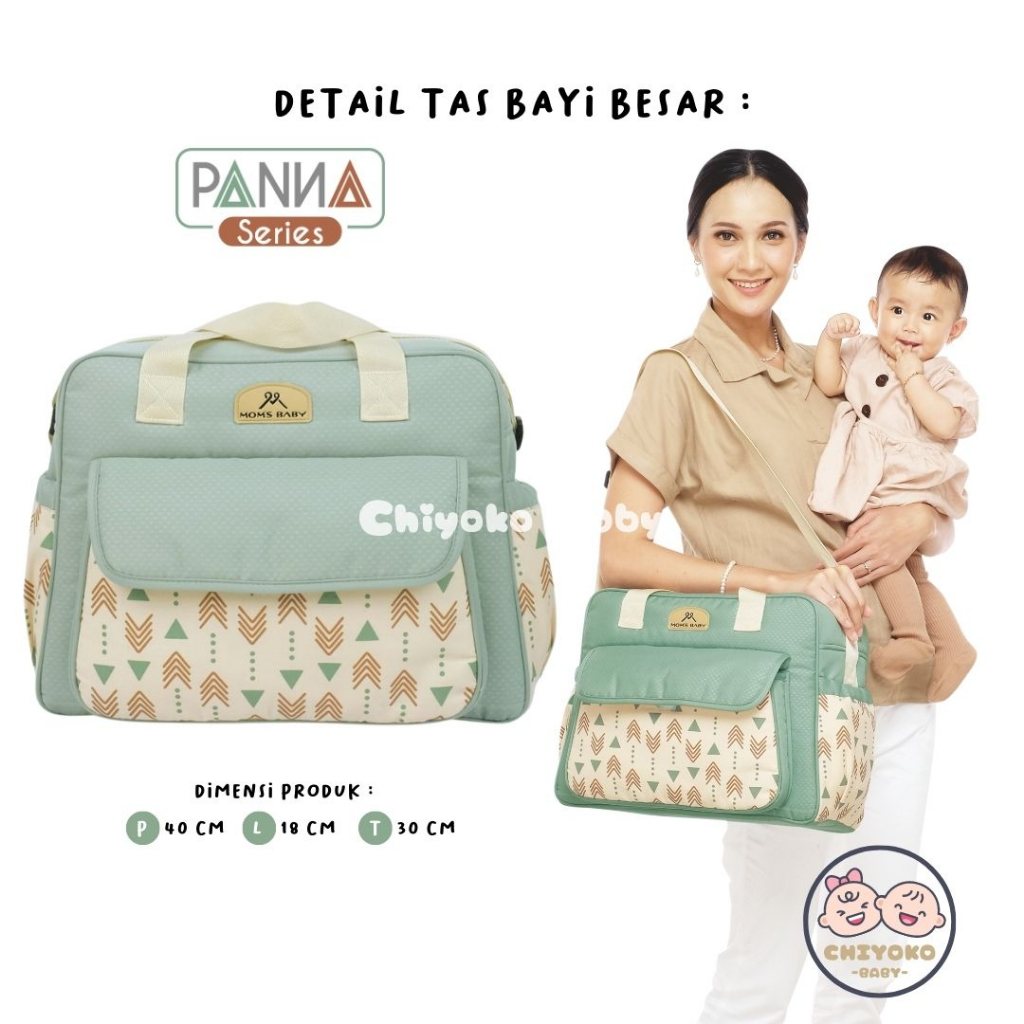 PANNA SERIES - Tas Bayi Besar Merk PANNA SERIES - MBT3053 / Tas Bayi Kecil MBT3052