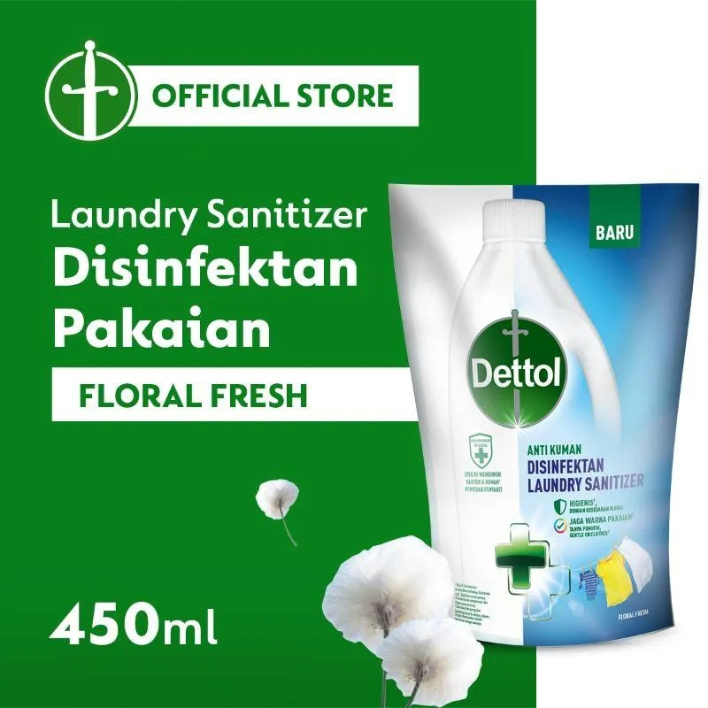 Dettol Disinfektan Pakaian 450ml / 500ml