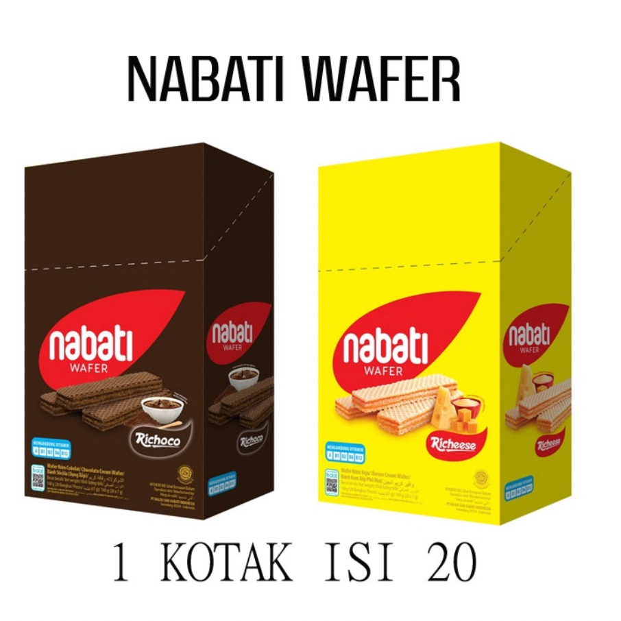 

[GROSIR!!] Nabati Wafer 6gr 1 DUS isi 12 Pak x 20 pcs - grosir murah