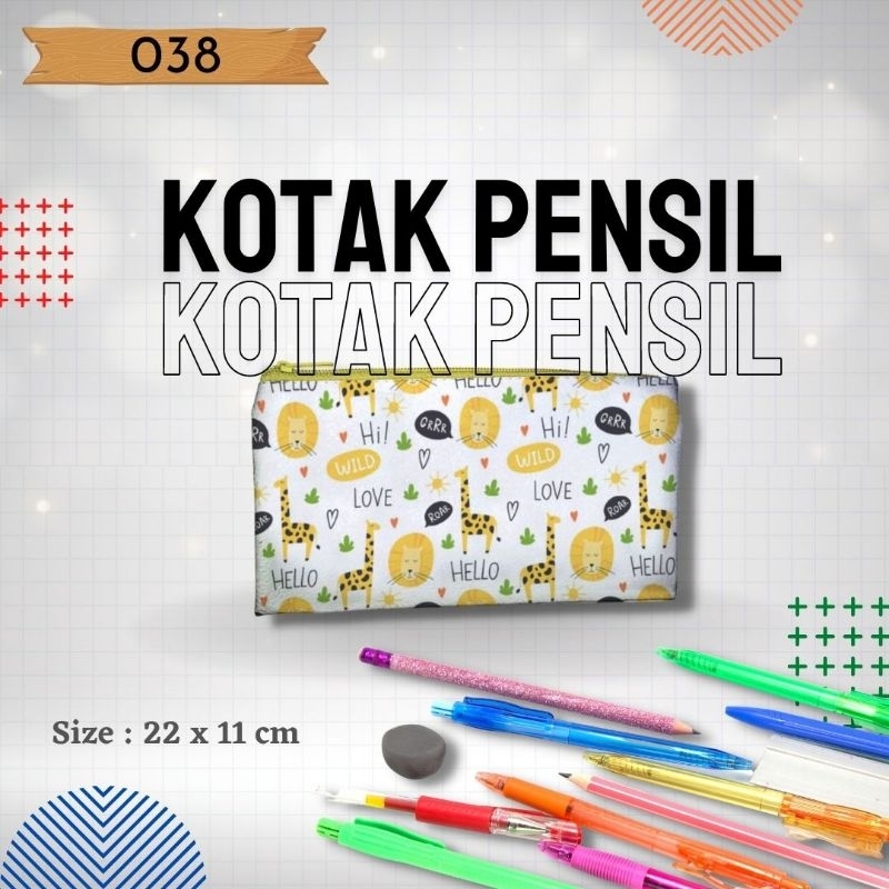 

Tempat Pencil, Pena untuk TK,SD,SMP,SMA,dan Mahasiswa Gambar Animal 038 Serbaguna Murah Dan Kualitas Terjamin.