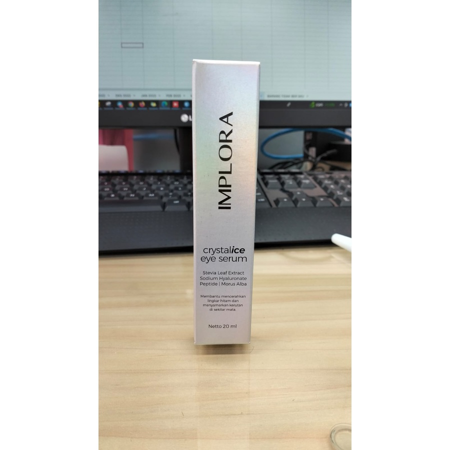 *RM*IMPLORA CRYSTALICE EYE SERUM 20 ML KRIM PENCERAH BAWAH MATA PANDA|EYE SERUM 20ML|