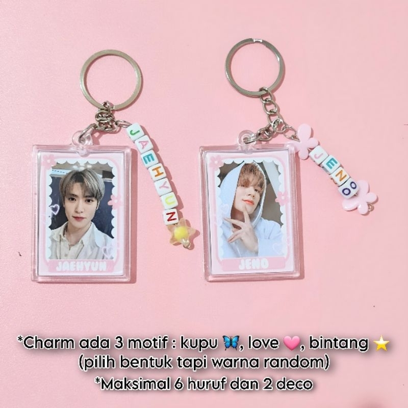 NCT Selca GC Acrylic Clear Keychain Gantungan Kunci Akrilik Clear (BACA DESKRIPSI)
