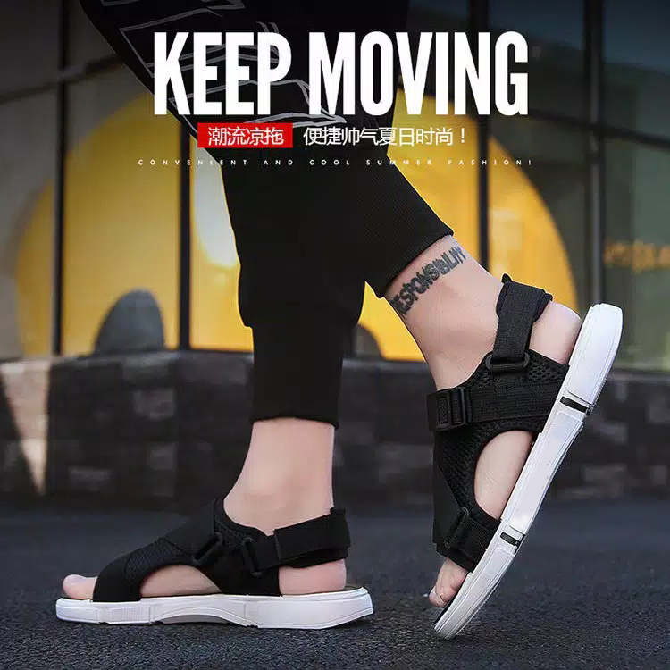 Sandal Gunung Pria model Slide Import trendy - sandal pria atas tertutup NB048
