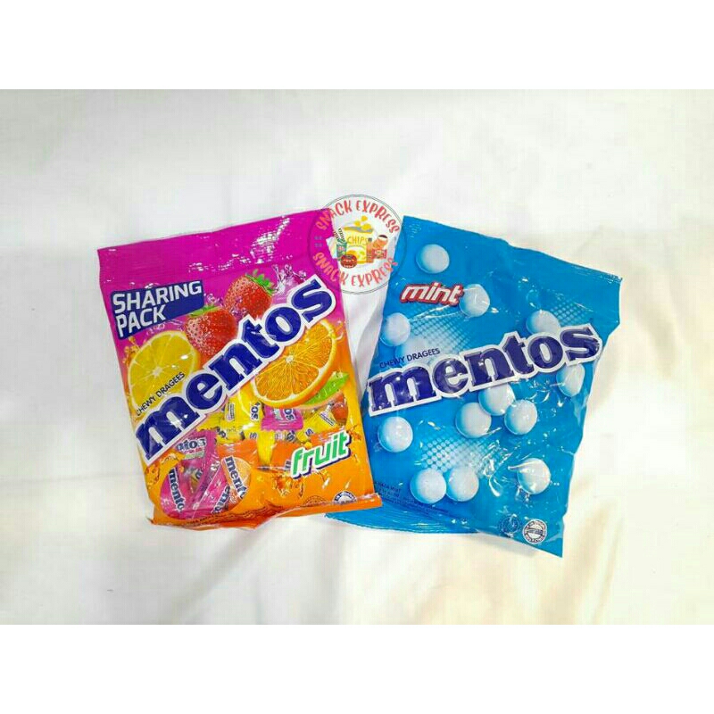 

Permen Mentos Buah ( 1 Sak isi 45 butir @2.7gram )