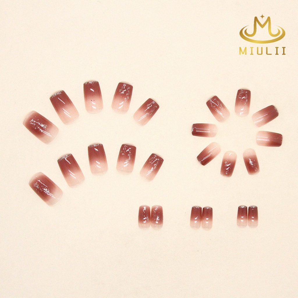 MIULII / KUKU PALSU A0477 / 24PCS / 3D / NAIL ART / PREMIUM / CUTE / FREE LEM JELLY / KUTEK