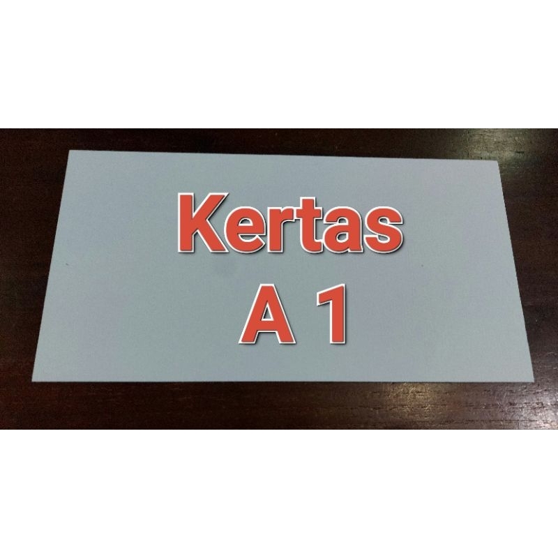 

[20 lembar] Kertas A1 Putih Bersih