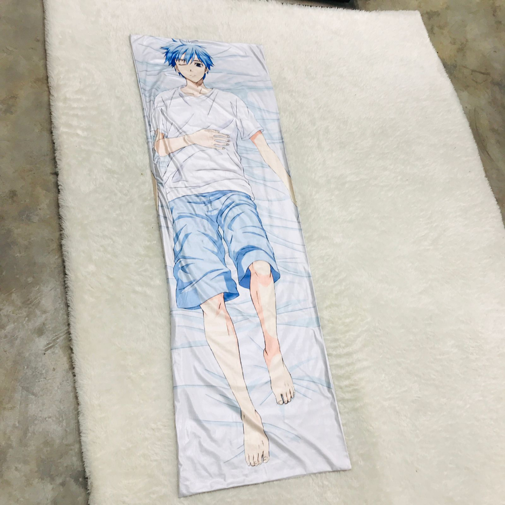 Dakimakura Tetsuya Kuroko Fullprint Anime Manga Kuroko No Baskaet Premium Unisex