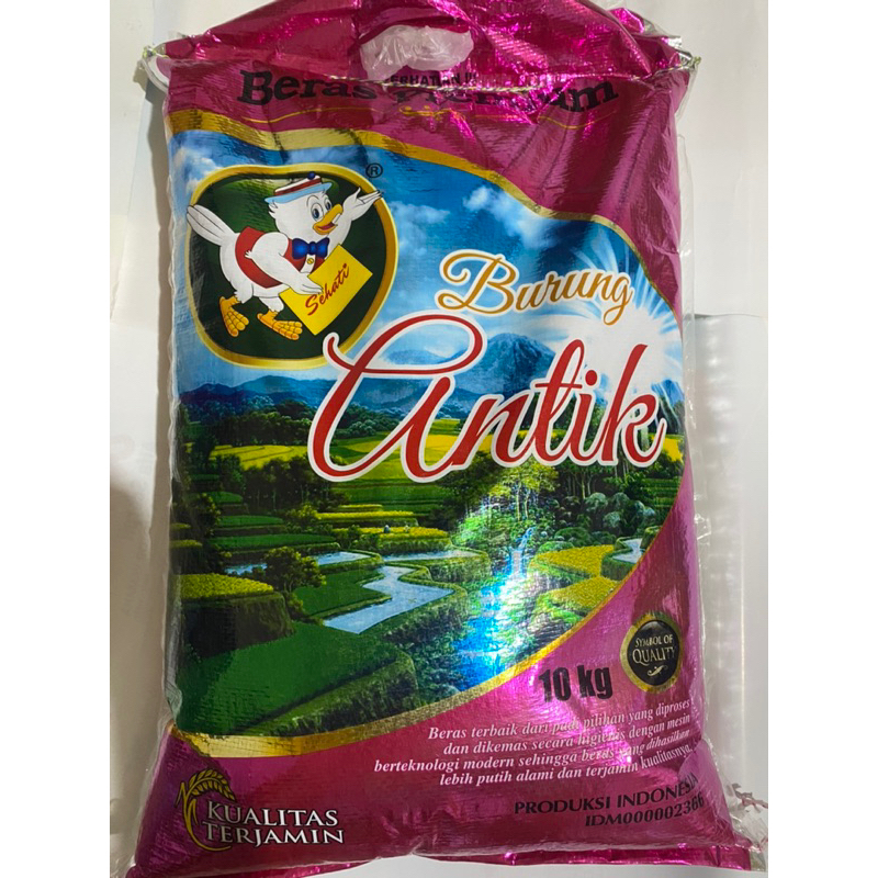 

beras cap burung antik 10kg