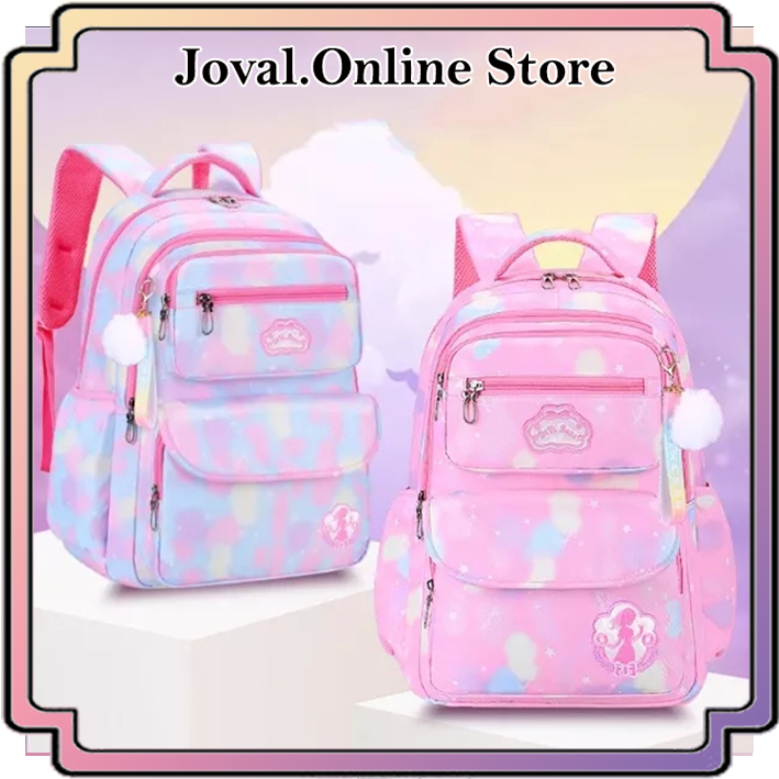 TAS RANSEL SEKOLAH SD SMP SMA ANAK PEREMPUAN MOTIF PELANGI / TAS RANSEL ANAK  PEREMPUAN / TAS SEKOLA