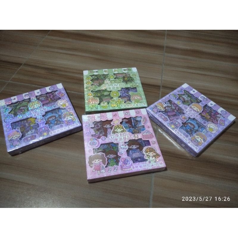 

stiker momo box mix warna / stiker anti air / stiker viral / stiker momo